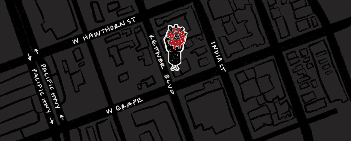Map of Devil's Dozen location